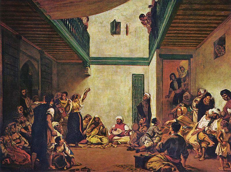 Eugene Delacroix Judische Hochzeit in Marokko oil painting picture